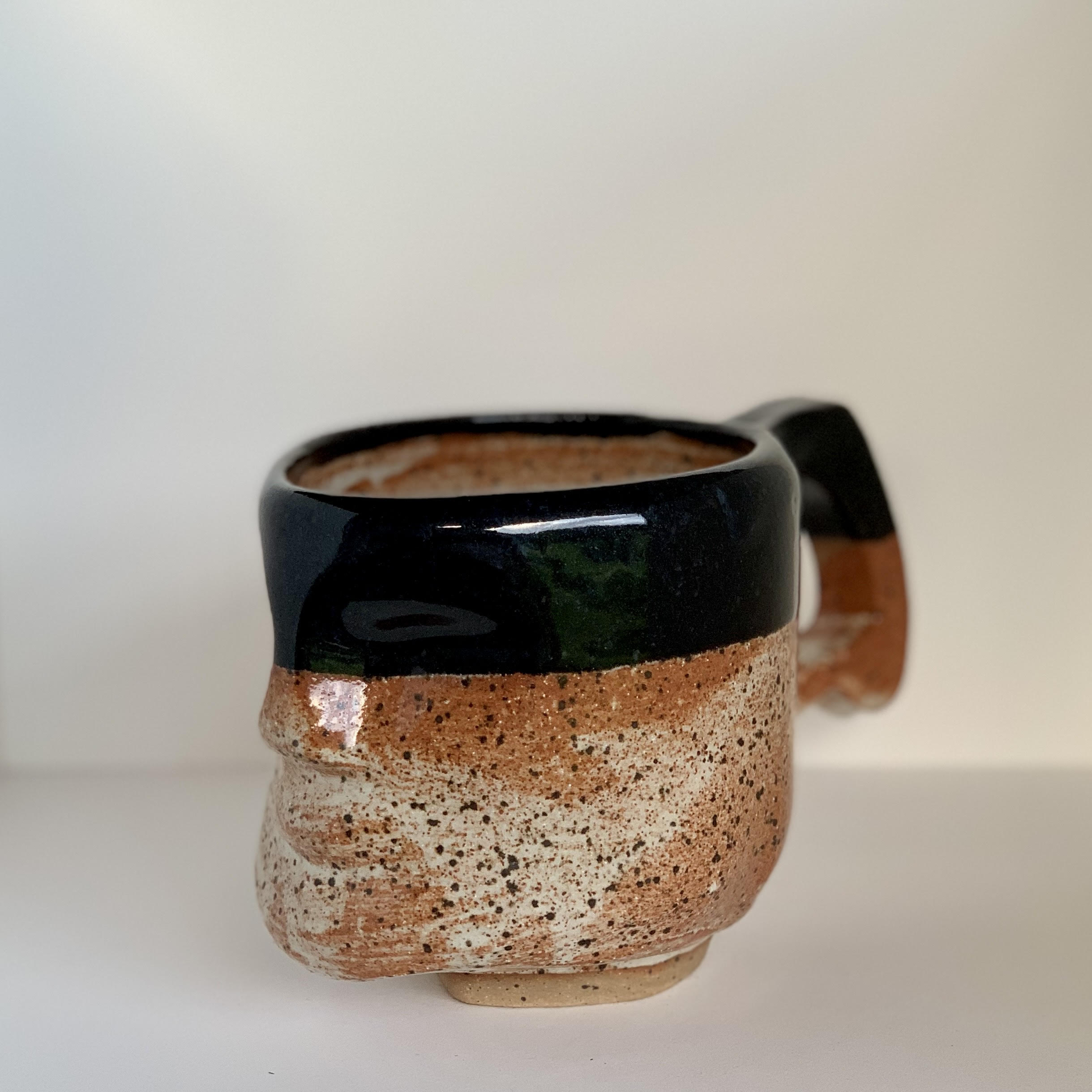 Bandit Mug with Tin Glaze